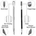 Ejiubas Cuticle Trimmer with Cuticle Pusher Cuticle Nipper Professional Grade - Image 2