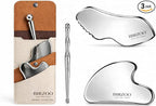 Stainless Steel Gua Sha Facial Tools Set by GuaShaTools