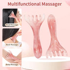 TAIHI Scalp Massager, Manual Head Massager Gua Sha Tool, Natural Resin Scalp - Image 5