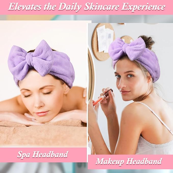 Shintop Spa Headband, Soft Makeup Headband - Image 5