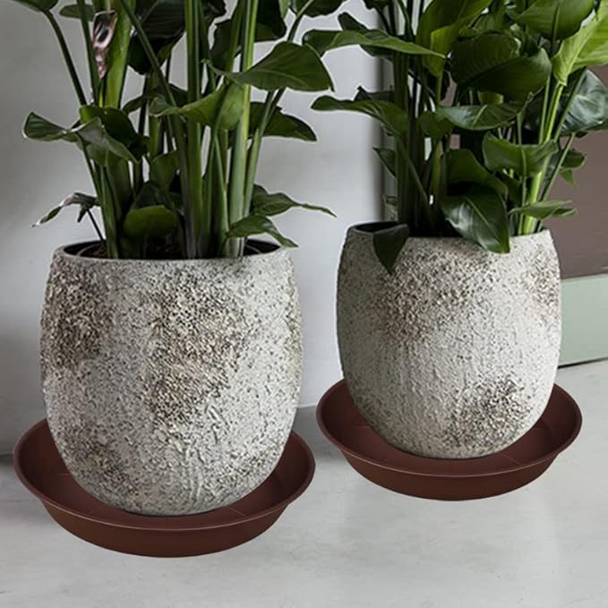 2 Pack of 20 22 inch Plant Saucer, 3.6" Depth Tray, Large Deep Heavy Duty - Image 6