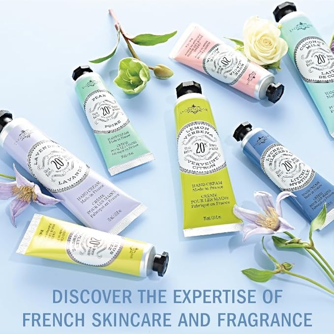 La Chatelaine 20% Shea Butter Hand Cream Travel Size Tin, Gift Set - Image 5