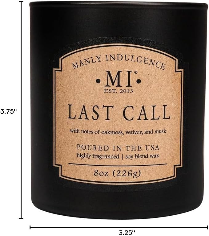 Manly Indulgence Last Call Scented Candles - Image 7