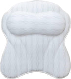 Luxury Ergonomic Bath Spa Tub Relax Pillow Cushion Headrest Neck Back Support - Image 9