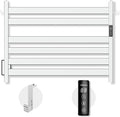 K&KALONZO Towel Warmer for Bathroom, Wall-Mounted 6-Bar Heated Towel Rack by KKALONZO