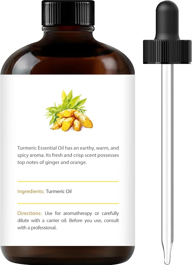 Handcraft Blends Turmeric Essential Oil – Huge 4 Fl Oz – 100% Pure and Natural - Image 2