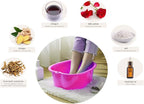 AXLOFO® Foot Soaking Bath Basin, Large Plastic Foot Soaking Tub, Feet Massage - Image 3