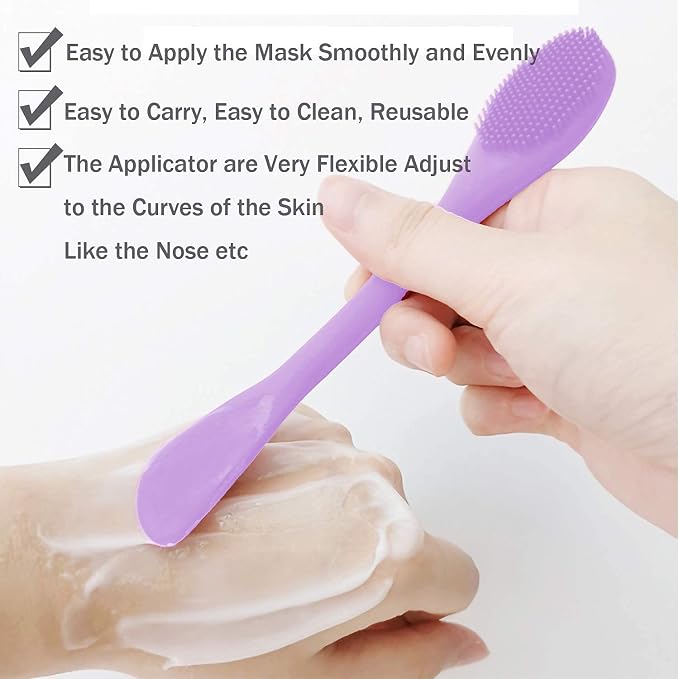 RamPula Silicone Facial Mask Applicator Face Masks Skincare Brush Facial - Image 4