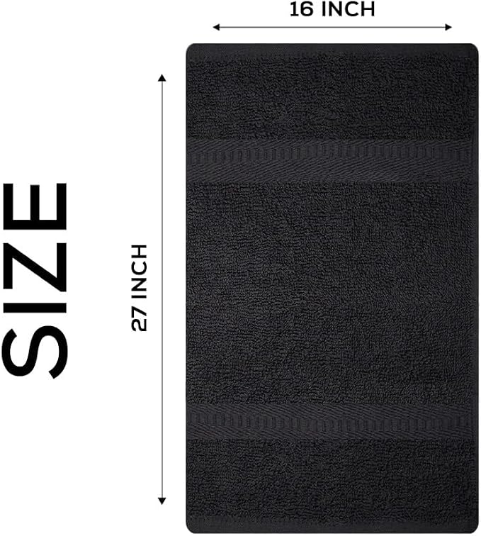 Premium 100% Cotton Hand Towels – Pack of 24, 16x27 Inch – Quick-Dry, Highly - Image 2