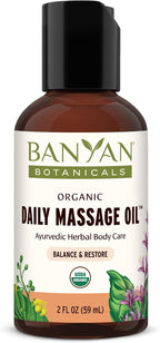 Banyan Botanicals Daily Massage Oil – Organic Ayurvedic Massage Oil – Balancing by BanyanBotanicals