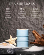 M&SENSE Sea Minerals Scented Candles Ocean, Aromatherapy Summer Candle - Image 2