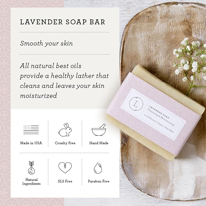 Lizush Luxury Spa Gifts for Women – 7 Piece Lavender Gift Set - Image 10