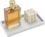 Silicone Bathroom Vanity Tray, 7.8 x 3.9 Inch Perfume Trays by BLESWIN