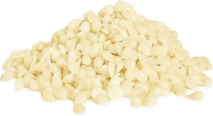 5 LB White Beeswax Pellets, Bulk Beeswax Beads, Pastilles by fclayvts
