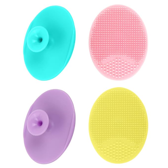 Yokilly Silicone Face Scrubber Exfoliator Brush, Manual Handheld Facial by Yokilly