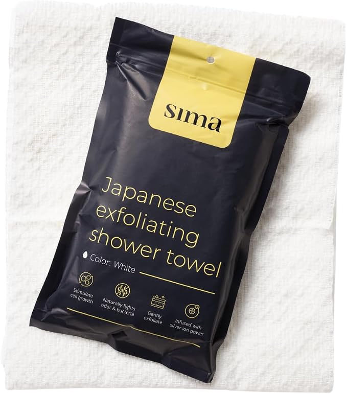Sima Brand Exfoliating Washcloth Face & Body Scrub Towel - Image 7
