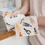 3PCS Cute Cat Kitchen Towels, Cat Themed Gifts Reusable Absorbent Waffle Weave - Image 3