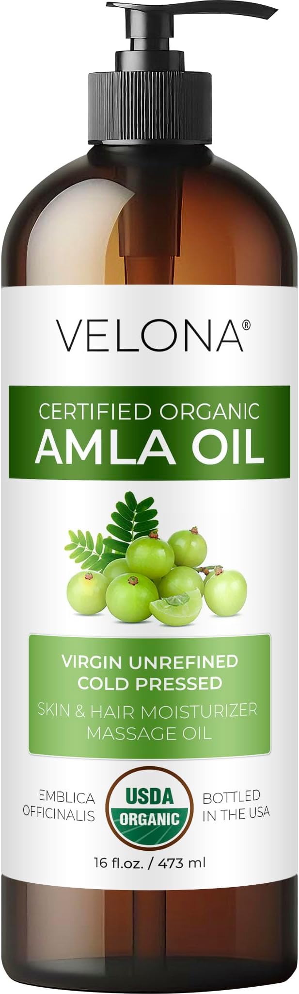 velona Amla Oil USDA Certified Organic by VELONA