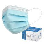 CSD Colo 50 Pcs ASTM Level 1 Disposable Face Masks, 3 Ply Adult Mask by CSD