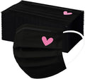 50pcs Cute Disposable Face Masks, 3-Ply Full Face Protection by Unknown