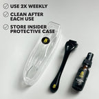 The Beard Club Derma Roller & Cleansing Spray Kit – Microneedling Roller - Image 8