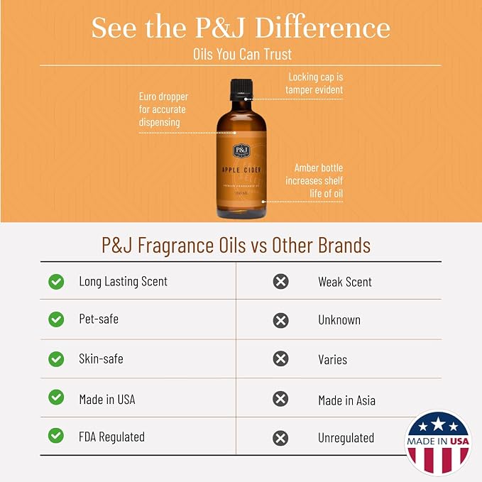 P&J Trading - Apple Cider Scented Oil 100ml - Fragrance Oil - Image 3
