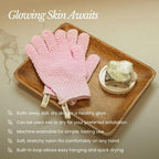 Bare Botanics 4 Pack Lavender Exfoliating Shower Gloves - Image 3