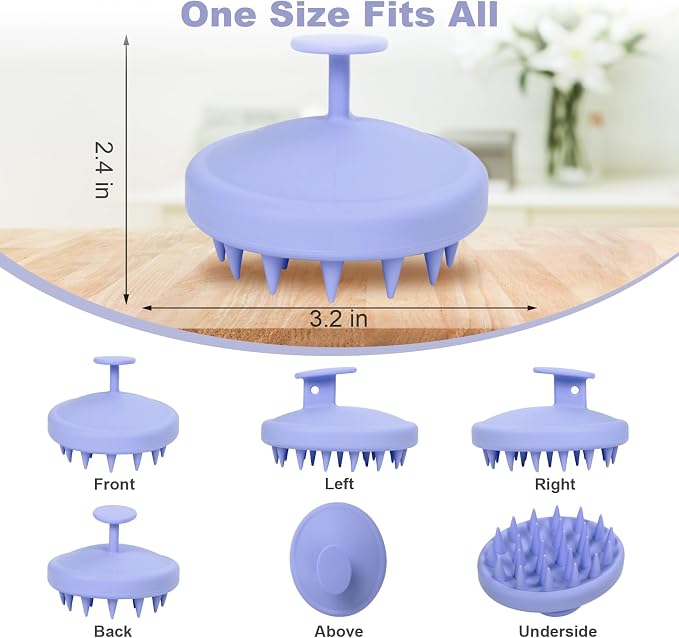 Meartchy Silicone Scalp Massager, Scalp Scrubber - Image 2