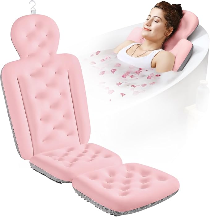 Full Body Bath Pillow for Bathtub, Thick Bathtub Cushion, Luxury Tub Pillow for by VOXOR
