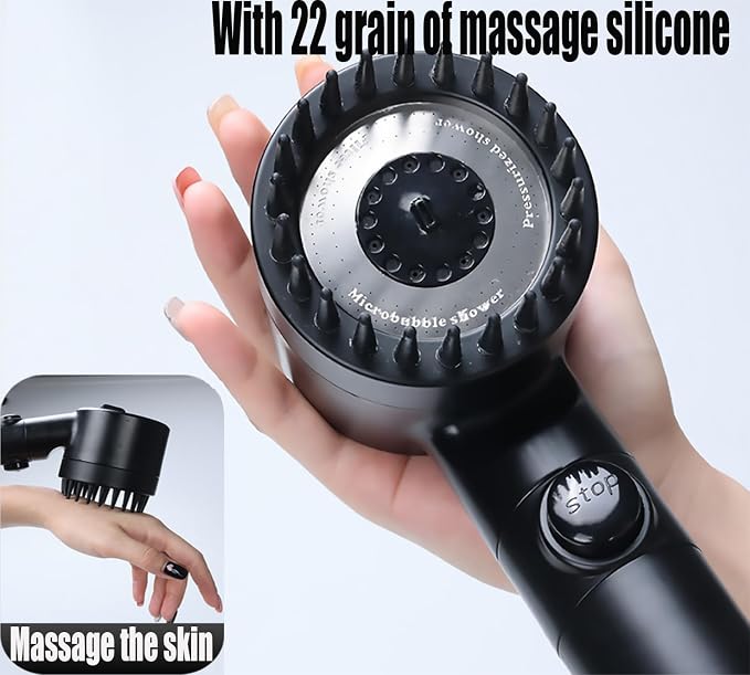 Shower Head with Handheld, Shower Heads High Pressure, High Flow Even with Low - Image 7