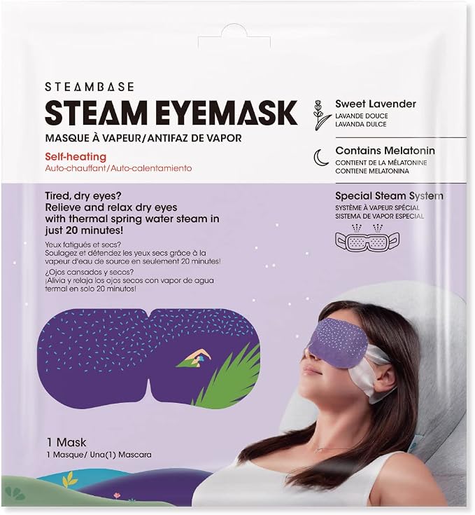 Steam Eye Mask for Dry Eyes and Puffiness, Fast Relief Disposable Self Heating - Image 2