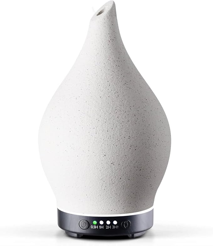 Porseme 150ml Essential Oil Diffuser Ceramic Color Changing Aroma Air Diffusers by Porseme