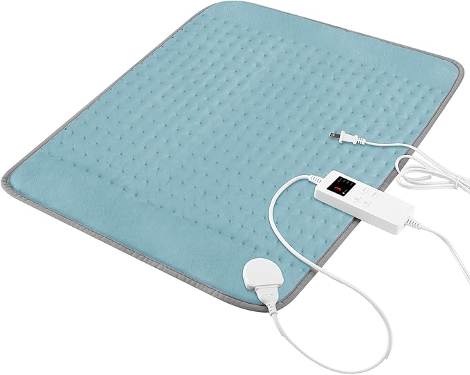 Heating Pad for Period Cramps, Heating Pad for Back/Neck/Shoulder Muscle Pain by vilicert