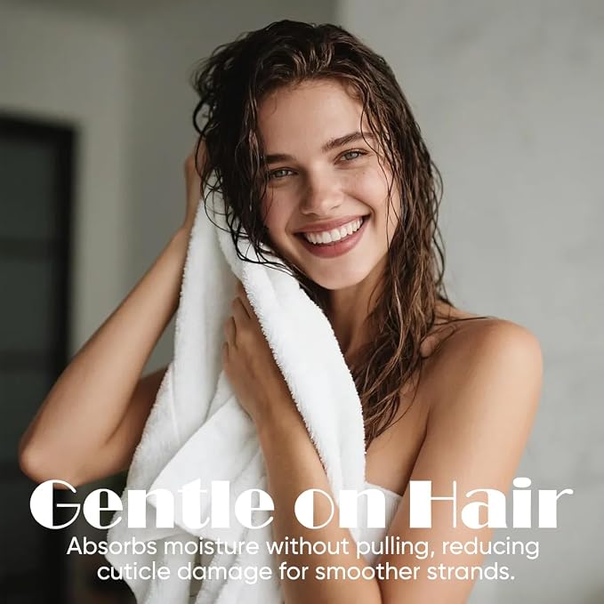 AIDEA Microfiber Hair Towel, 40 X 20 Inches Soft Wrap - Image 6