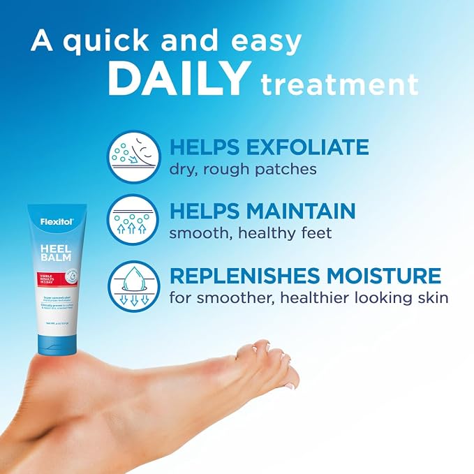 Flexitol Heel Balm Four Pack, Cracked Heel Cream & Foot Balm, Intensive - Image 5