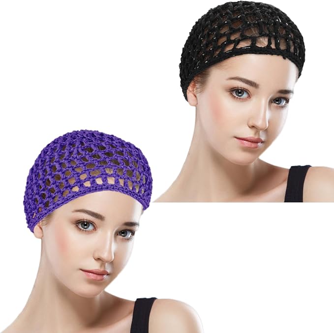 WLLHYF Wig Cap Thick Long Hair Caps Adjustable Net Mesh Braided Weaving Making - Image 3
