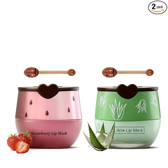 Bee Lip Balm Honey Pot, Fruit Moisturizing Propolis Lip Mask, Lip Mask by Charm+Kiss