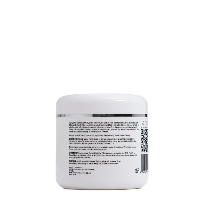 Rose & Caramel Purity Excel Xtra, 60 Second Tan Remover, Extra Sensitive - Image 2