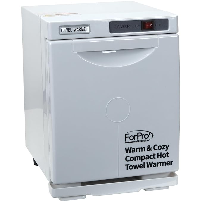ForPro Warm & Cozy Hot Towel Warmer, Compact 5L Capacity Cabinet, Stainless by ForProProfessionalCollection