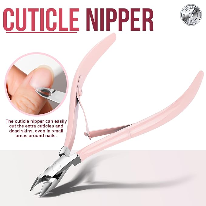 FANDAMEI Cuticle Kit, Cuticle Trimmer, Cuticle Nippers, Ingrown Toenail Removal - Image 3