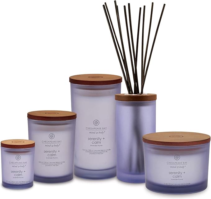 Chesapeake Bay Candle Scented Candles Serenity + Calm Medium Jar 2-Pack Perfect - Image 3