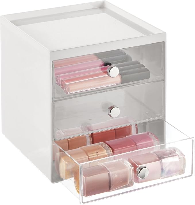 mDesign Plastic 3 Drawer Organizer by mDesign