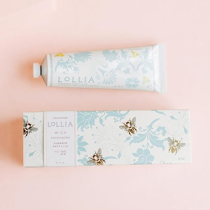 LOLLIA Wish Handcreme, 4 oz, Sugar Cane, Vanilla Bean, & Jasmine Scented Hand - Image 2