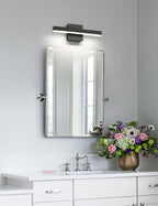 Joossnwell Black Bathroom Vanity Light Fixtures Dimmable 5CCT LED Bathroom - Image 5