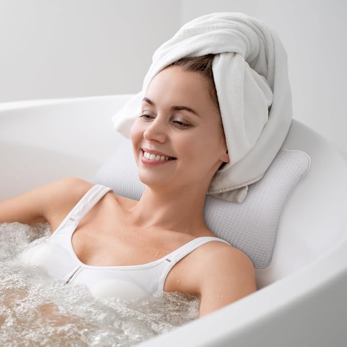 HEALLILY Huafuge Bath Pillow for Tub - Image 7