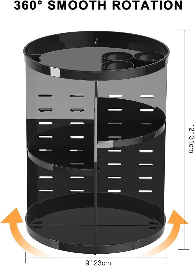 Jiavarry Rotating Makeup Organizer - Image 3