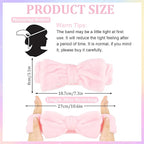 WHAVEL 6PCS Spa Headband and Wristbands Set, Face Wash Headband Wrist Bands - Image 2