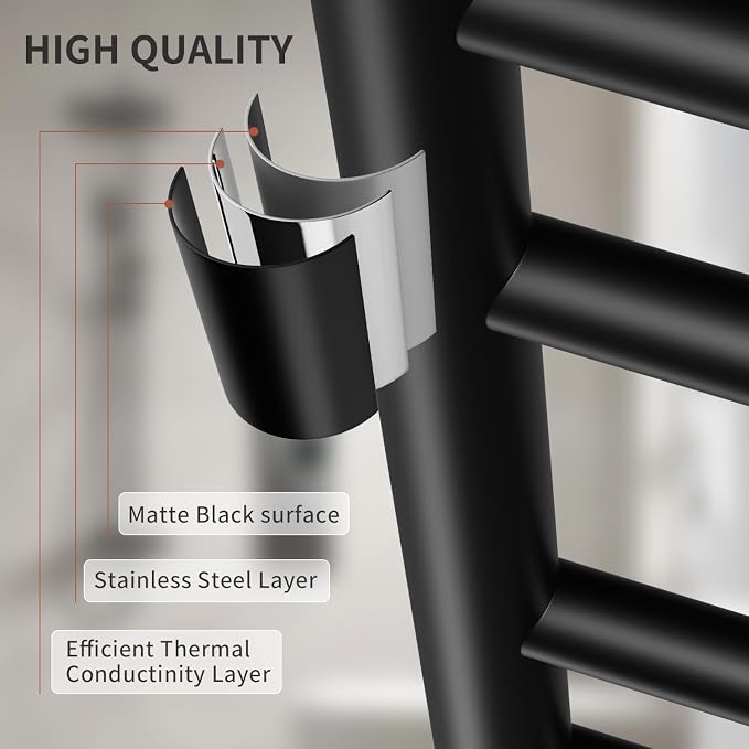 Wall Mounted Towel Warmer 12 Bars - Image 5