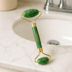100% Natural Facial Massage Roller Jade Roller Gua Sha Set - Image 2