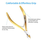 Mudder 3 Pack Gold Cuticle Trimmer Nippers Cutter Tool Stainless Steel Nail - Image 5